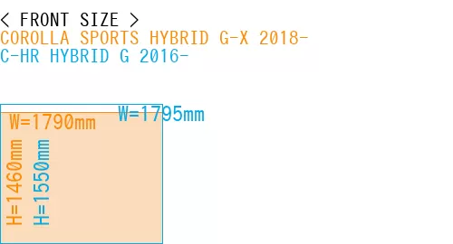 #COROLLA SPORTS HYBRID G-X 2018- + C-HR HYBRID G 2016-